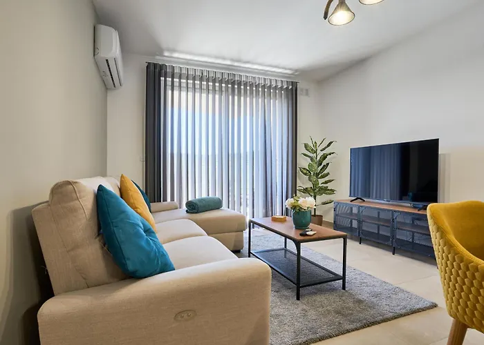 Bugibba Terraced New 2 Bedroom 2 Bathroom Daire *