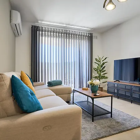 Bugibba Terraced New 2 Bedroom 2 Bathroom Apartamento *